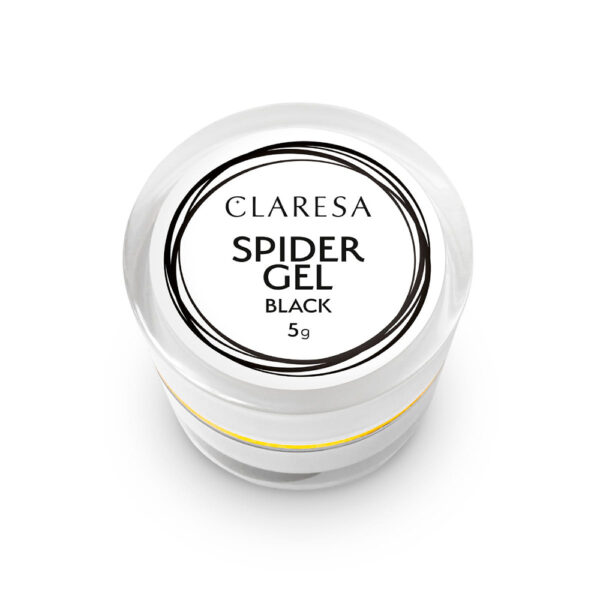 Claresa żel do zdobień Spider Gel Black 5 g