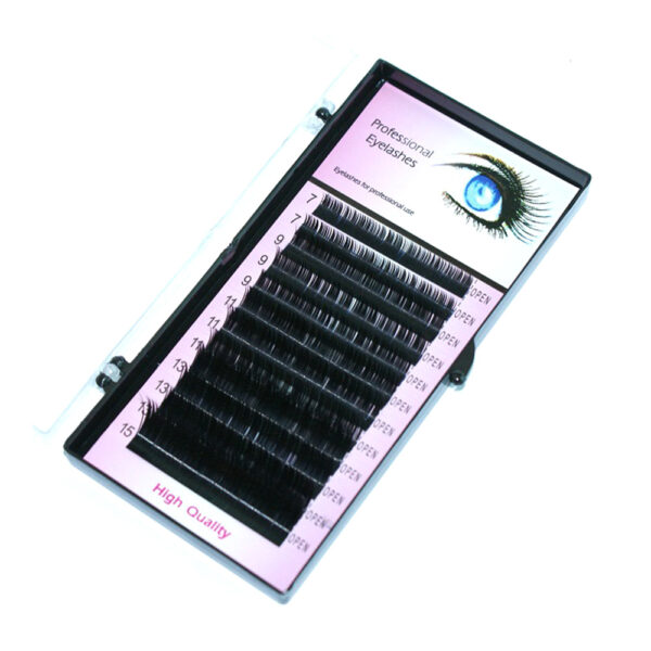 Professional Eyelashes rzęsy objętościowe 0,10C w różowej kasetce