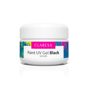 Claresa Paint UV Gel Black – żel do zdobień czarny 5 ml
