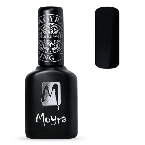 Moyra Foil Polish 01 Black – lakier do folii transferowej 10ml