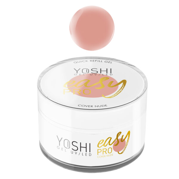Yoshi żel budujący Easy PRO Gel  UV/LED – Cover Nude – 15ml