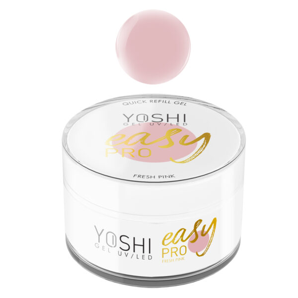 Yoshi żel budujący Easy PRO Gel  UV/LED – Fresh Pink – 50ml