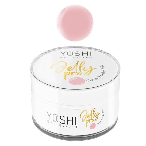 Yoshi żel budujący Jelly PRO Gel  UV/LED – Cover Powder Pink – 15ml