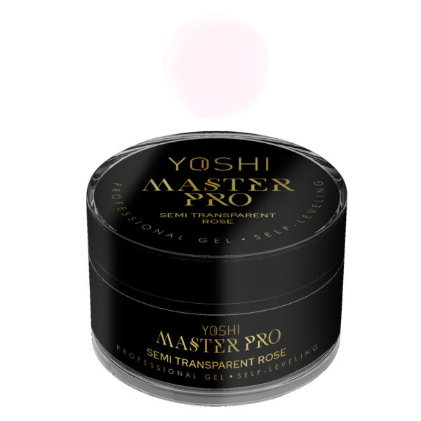 Yoshi żel budujący Master PRO Gel  UV/LED – Semi Transparent Rose – 50ml