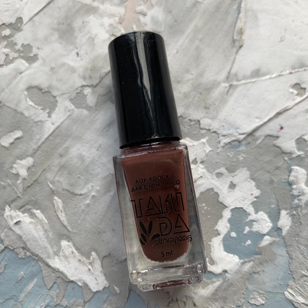 TAKIDA028 Taki da lakier do stempli nr 028 – ciemny brąz – 5ml